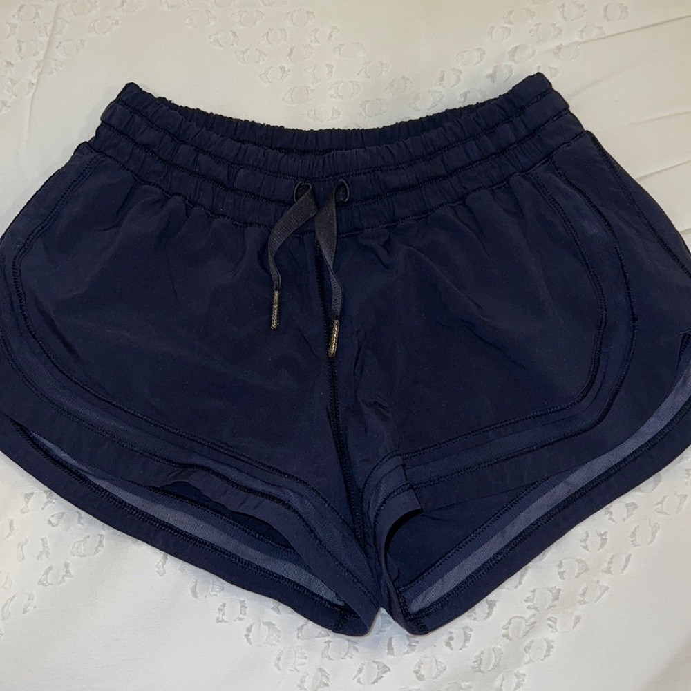 Lululemon Hotty Hot Running Lined Short 2.5* | Size 4 Navy Blue